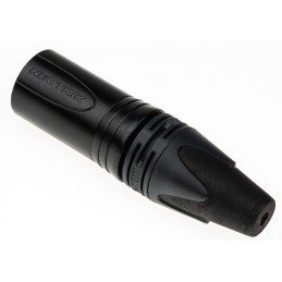 1 pcs - Neutrik Cable Mount XLR Connector, Male, 50 V, 3 Way, Silver Plating