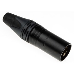 1 pcs - Neutrik Cable Mount XLR Connector, Male, 50 V, 3 Way, Silver Plating