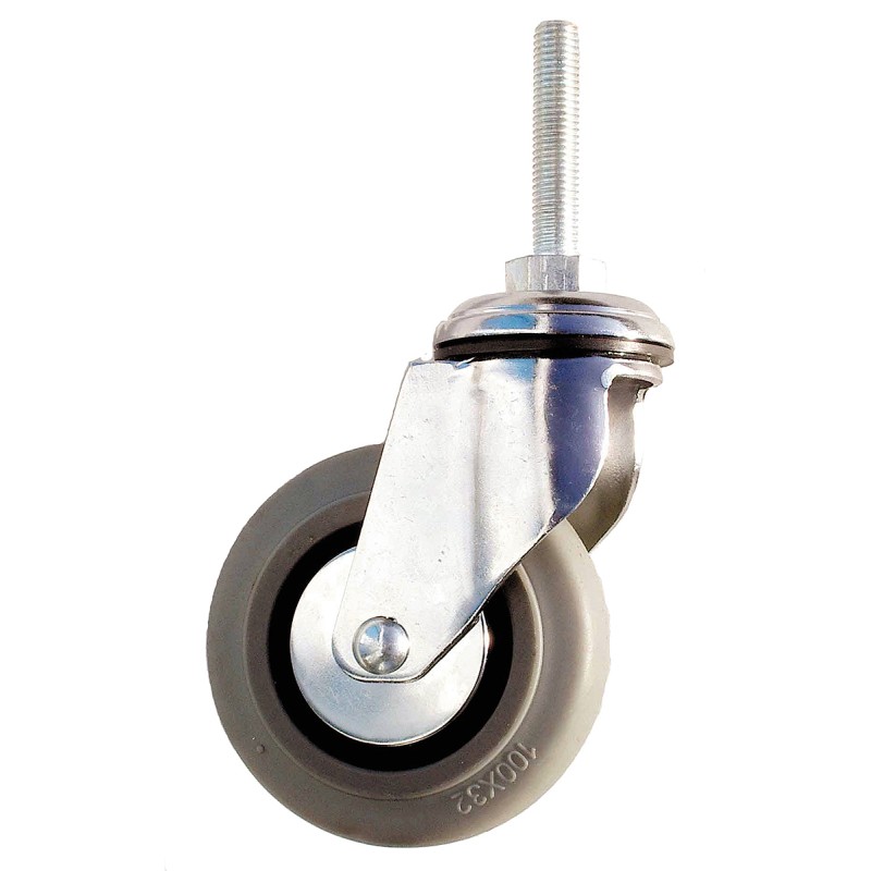 1 pcs - Guitel Hervieu Swivel Castor Wheel, 80kg Capacity, 100mm Wheel