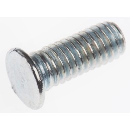 1 Bag of 50 - RS PRO Steel Zinc plated & clear Passivated Self Clinching Stud, M3, length-8mm