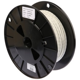 1 Reel of 100 M - TE Connectivity Twisted Pair Data Cable, 1 Pairs, 0.38 mm², 2 Cores, 22 AWG, Screened, 100m, White Sheath