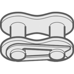 1 Bag of 5 - Renold Renold (Blue Box) 10B-1 Simplex Chain Connecting Link Steel Roller Chain Link