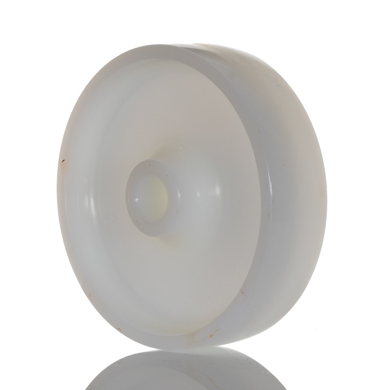 1 pcs - LAG White Polyamide Hygienic, Low Rolling Resistance, Non-Marking Trolley Wheel, 150kg