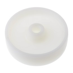 1 pcs - LAG White Polyamide Hygienic, Low Rolling Resistance, Non-Marking Trolley Wheel, 400kg