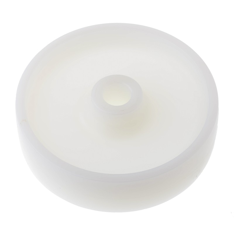 1 pcs - LAG White Polyamide Hygienic, Low Rolling Resistance, Non-Marking Trolley Wheel, 400kg