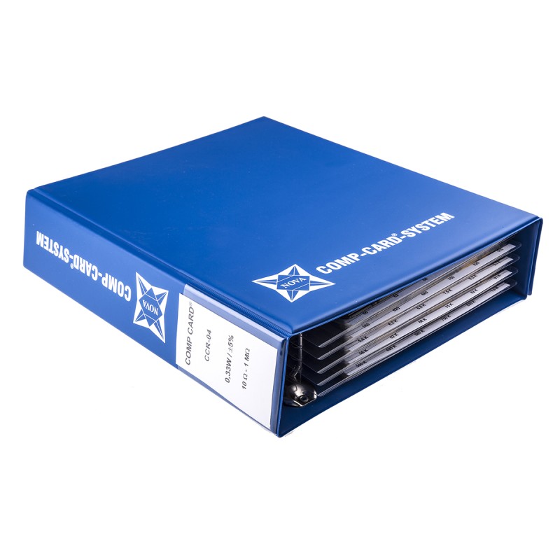 1 pcs - Nova, CCR-04 Carbon Film, Through Hole 120 Resistor Kit, with 2340 pieces, 10 KΩ - 1MΩ