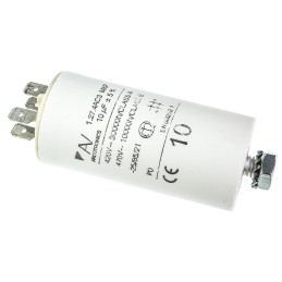 1 pcs - KEMET C27 Metallised Polypropylene Film Capacitor, 470V ac, ±5%, 10μF, Chassis Mount