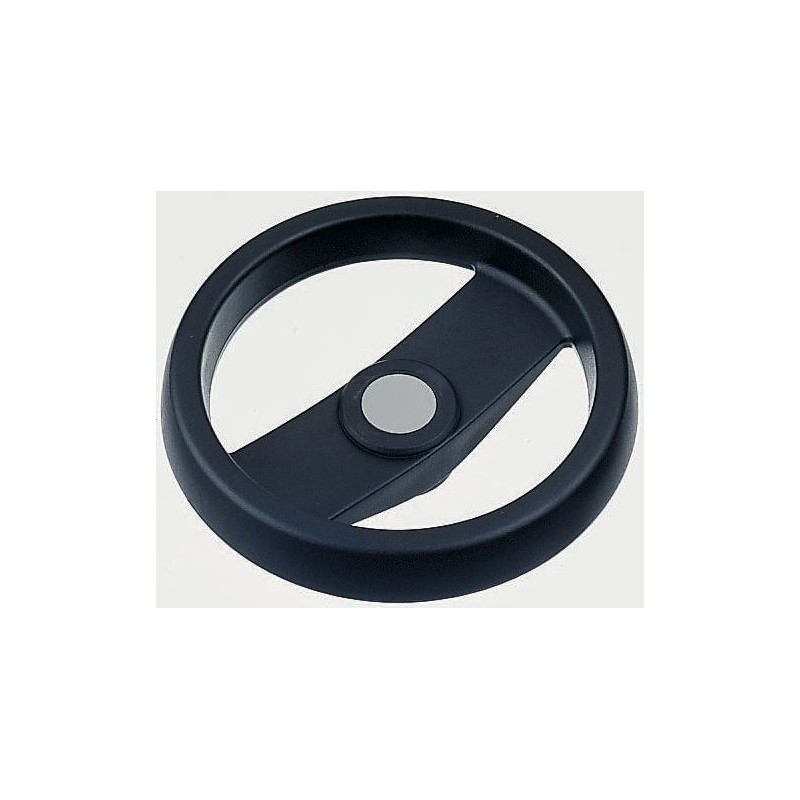 1 pcs - Elesa Black Technopolymer Hand Wheel, 124mm diameter