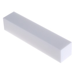 1 pcs - Machinable Glass Ceramic Square Bar, 100mm L, 20mm W, 20mm H
