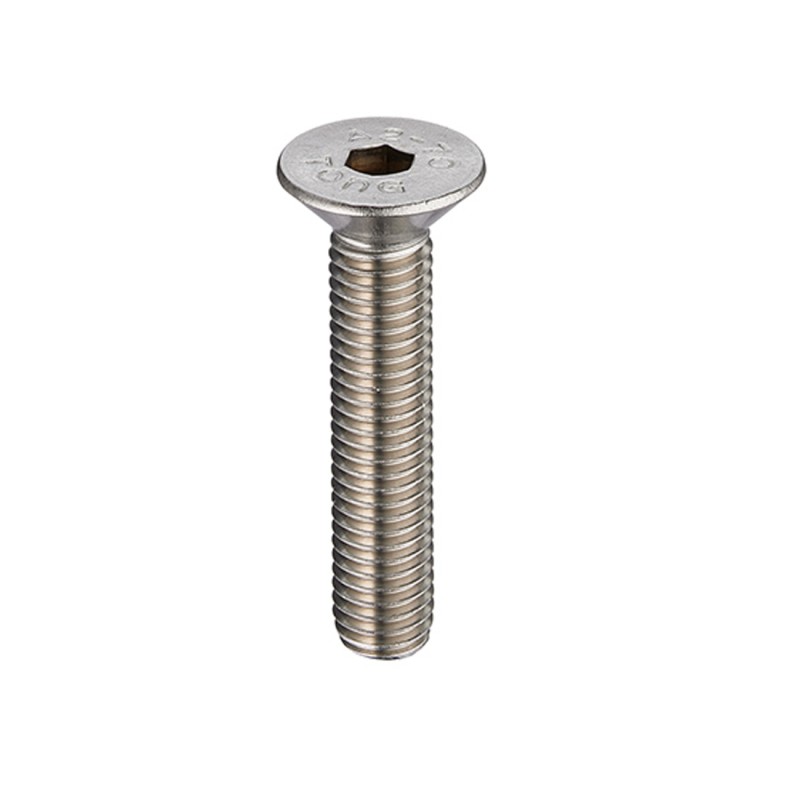 1 Bag of 50 - RS PRO Plain Stainless Steel Hex Socket Countersunk Screw, DIN 7991, M5 x 16mm