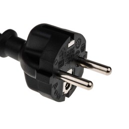 1 pcs - RS PRO IEC C13 Socket to CEE 7/7 Plug Power Cord, 1.8m