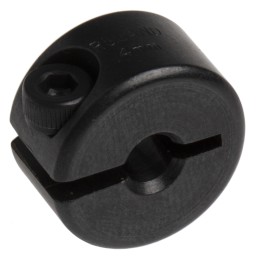 1 pcs - Ruland Shaft Collar One Piece Clamp Screw, Bore 4mm, OD 16mm, W 9mm, Carbon Steel