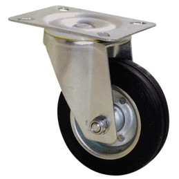 1 pcs - Guitel Hervieu Swivel Castor Wheel, 125kg Capacity, 125mm Wheel