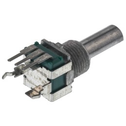 1 pcs - Alps Alpine 10kΩ Rotary Potentiometer 1-Gang Through Hole, RK09L1140A2U