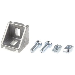 1 pcs - Bosch Rexroth M6 Angle Bracket Connecting Component, Strut Profile 30 mm, Groove Size 8mm