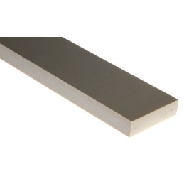 1 pcs - RS PRO Beige Plastic Sheet, 500mm x 50mm x 12mm