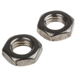 1 Bag of 50 - RS PRO, Plain Stainless Steel Hex Nut, DIN 439, M12