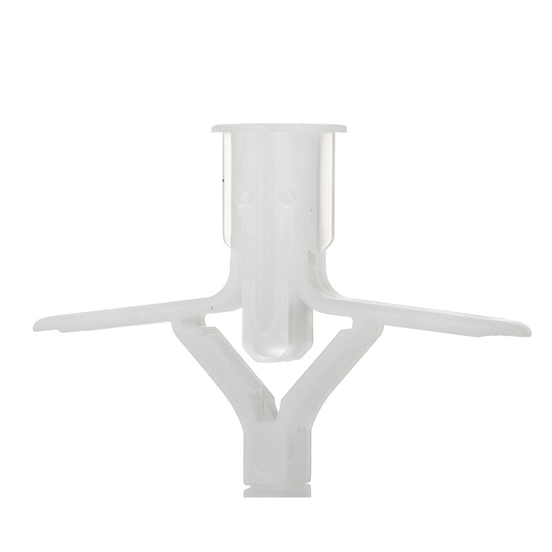 1 Bag of 50 - RS PRO White Plastic Spring Toggle Fixings, 8mm fixing hole diameter