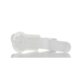 1 Bag of 50 - RS PRO White Plastic Spring Toggle Fixings, 8mm fixing hole diameter