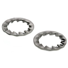 1 Bag of 50 - A4 316 Stainless Steel Internal Tooth Shakeproof Washer, M12, DIN 6798J