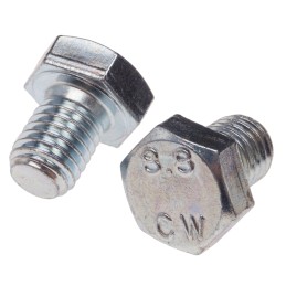 1 Bag of 50 - Zinc Plated Steel Hex, Hex Bolt, M12 x 16mm