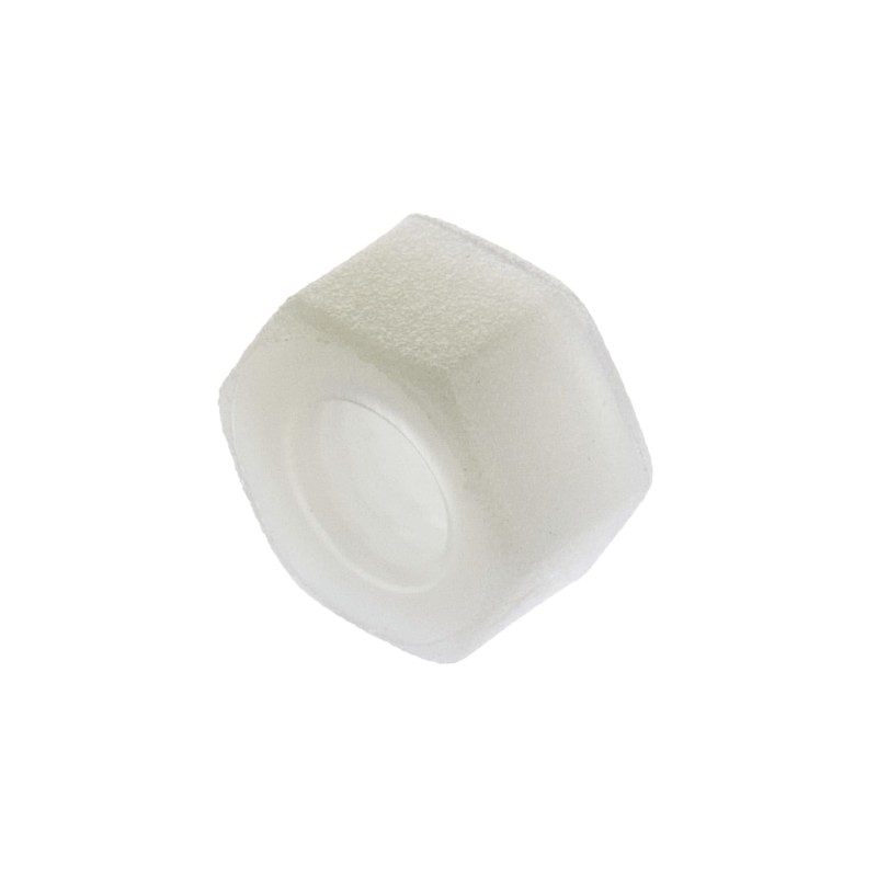 1 Bag of 50 - RS PRO, Plain Nylon Hex Nut, DIN 934, M5