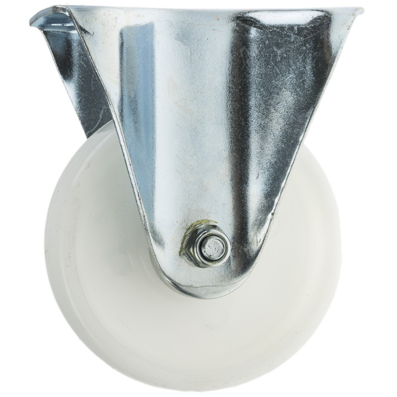 1 pcs - RS PRO Fixed Castor Wheel, 125kg Capacity, 100mm Wheel