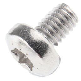 1 Bag of 50 - RS PRO Plain Pan Stainless Steel Torx Screw, M4