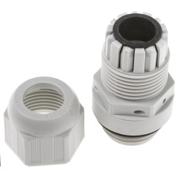 1 pcs - VentGLAND Series Grey Polyamide Cable Gland, M20 Thread, 6mm Min, 13mm Max, IP68, IP69K