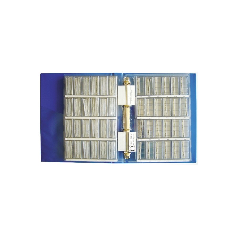1 pcs - Nova, SBR-101 Thin Film, Through Hole 90 Resistor Kit, with 4050 pieces, 0.22 Ω - 10MΩ