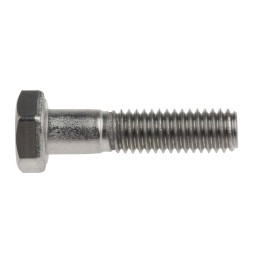 1 Bag of 50 - Stainless Steel, Hex Bolt, M6 x 25mm