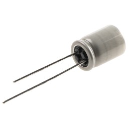 5 pcs - Panasonic 100μF Through Hole Polymer Capacitor, 20V dc
