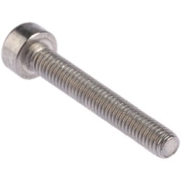 1 Bag of 50 - RS PRO Plain Stainless Steel Hex Socket Cap Screw, DIN 912, M3 x 20mm