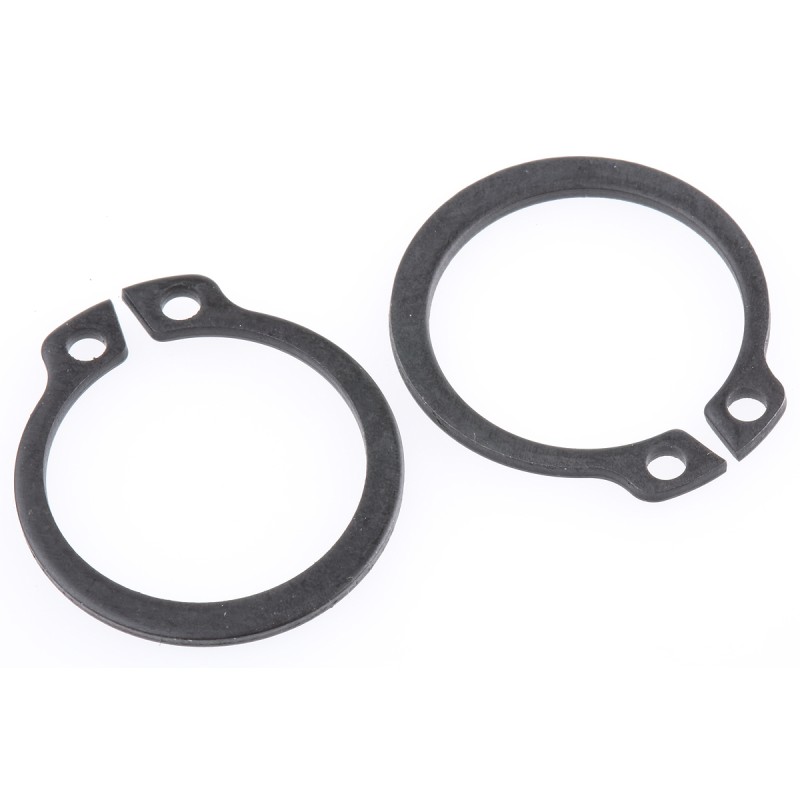 1 Bag of 50 - Steel External Circlip, 20mm Shaft Diameter, 19mm Groove Diameter