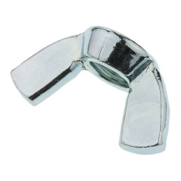 1 Bag of 50 - 35mm Bright Zinc Plated Steel Wingnut, M10