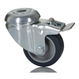 1 pcs - Tente Braked Swivel Castor Wheel, 40kg Capacity, 50mm Wheel