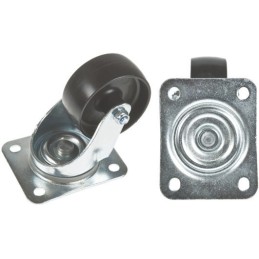 1 pcs - Tente Swivel Castor Wheel, 150kg Capacity, 100mm Wheel