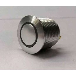 1 Pack of 1 - RS PRO Illuminated Push Button Switch, Momentary, Panel Mount, 16mm Cutout, SPST, RGB LED, 36V dc, IP67