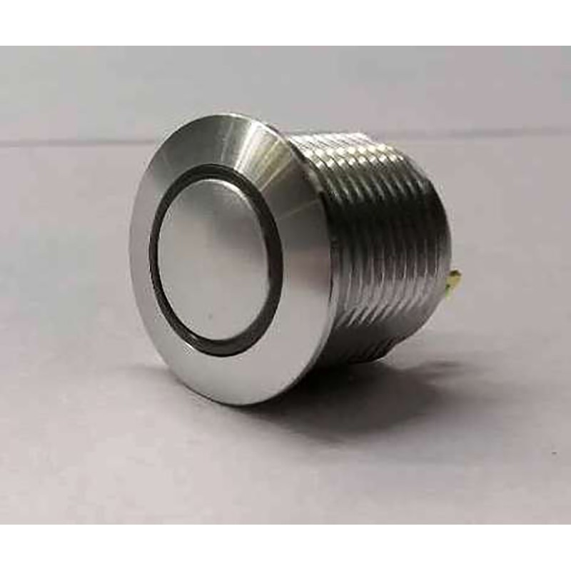 1 Pack of 1 - RS PRO Illuminated Push Button Switch, Momentary, Panel Mount, 16mm Cutout, SPST, RGB LED, 36V dc, IP67