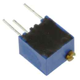 1 pcs - 1MΩ, Through Hole Trimmer Potentiometer 0.06W Top Adjust Vishay, T63