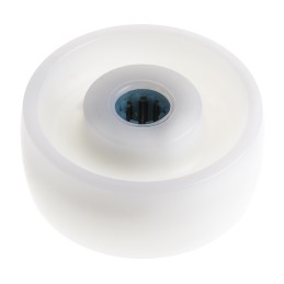 1 pcs - LAG White Polyamide Hygienic, Low Rolling Resistance, Non-Marking Trolley Wheel, 250kg