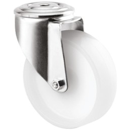 1 pcs - Tente Swivel Castor Wheel, 150kg Capacity, 80mm Wheel