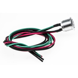 1 Pack of 1 - RS PRO Illuminated Push Button Switch, Momentary, Panel Mount, 16mm Cutout, SPST, Blue LED, 36V dc, IP67