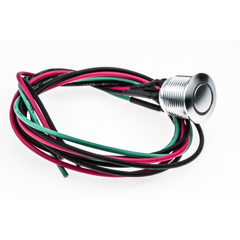 1 Pack of 1 - RS PRO Illuminated Push Button Switch, Momentary, Panel Mount, 16mm Cutout, SPST, Yellow LED, 36V dc, IP67