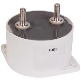 12 pcs - Kemet C4DE Metallised Polypropylene Film Capacitor, 1kV dc, ±10%, 100μF, Flange Mount