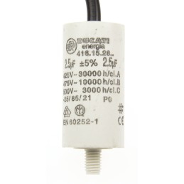 125 pcs - Ducati Energia 4.16.15 Polypropylene Film Capacitor, 400 - 500V ac, ±5%, 2.5μF, Stud Mount