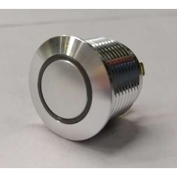 1 Pack of 1 - RS PRO Illuminated Push Button Switch, Momentary, Panel Mount, 16mm Cutout, SPST, Yellow LED, 36V dc, IP67