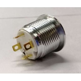 1 Pack of 1 - RS PRO Illuminated Push Button Switch, Momentary, Panel Mount, 16mm Cutout, SPST, Yellow LED, 36V dc, IP67