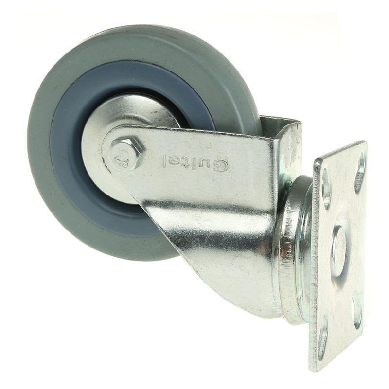 1 pcs - Guitel Hervieu Swivel Castor Wheel, 60kg Capacity, 75mm Wheel