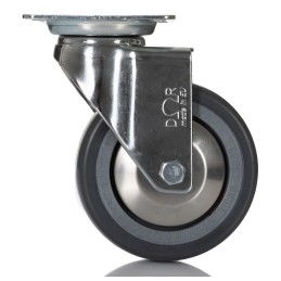 1 pcs - RS PRO Swivel Castor Wheel, 50kg Capacity, 80mm Wheel